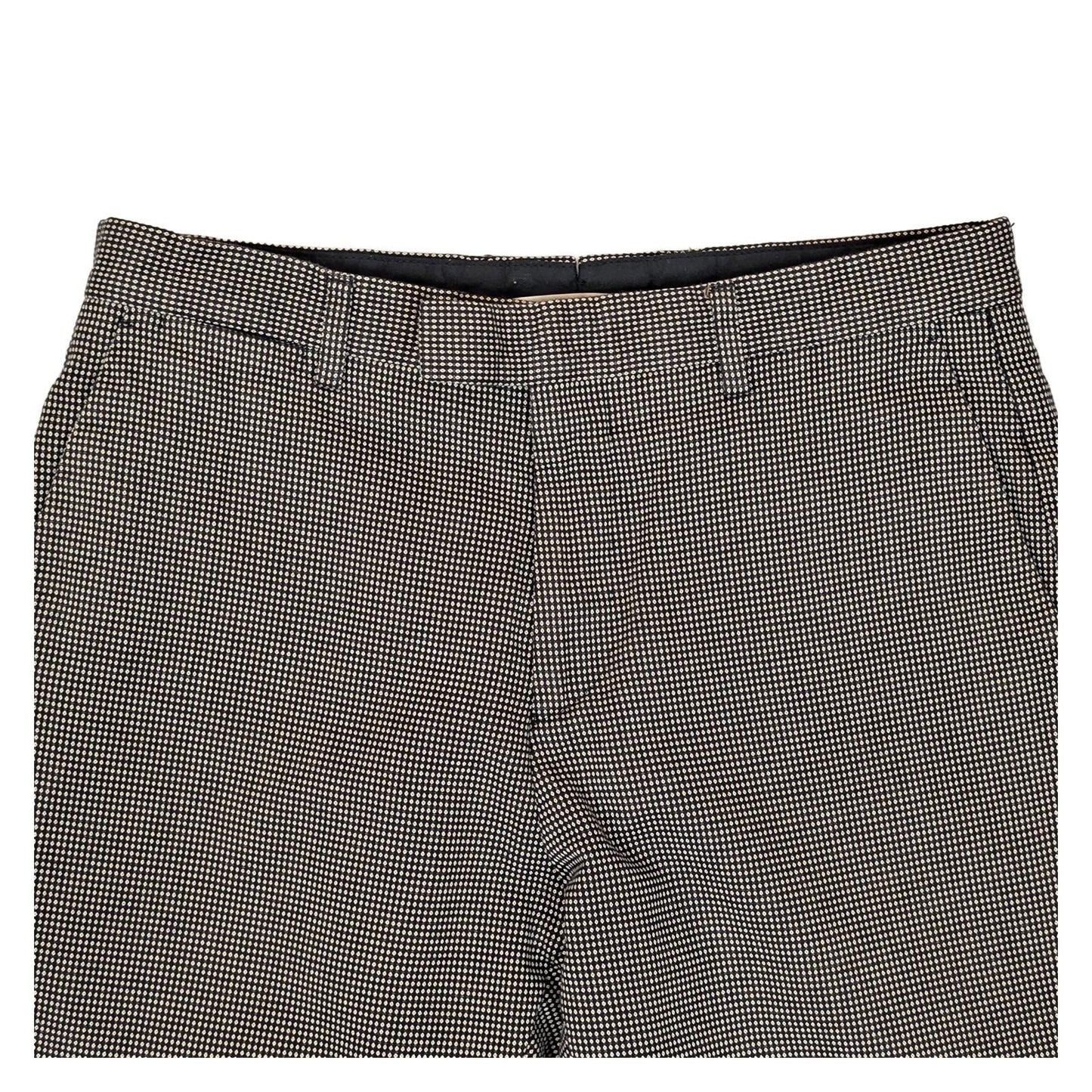 reiss mens geometric micro check cotton trousers waist 32 smart casual by Reiss – | RewearableUK