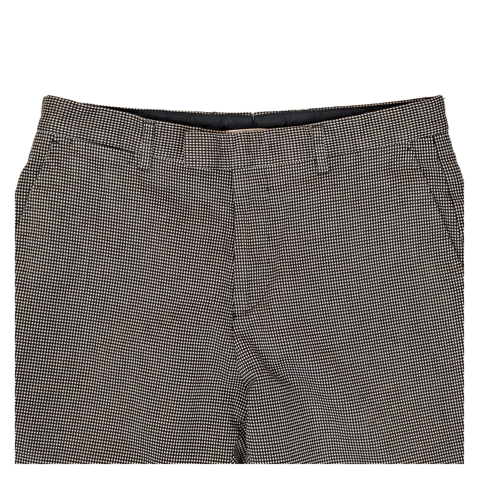 reiss mens geometric micro check cotton trousers waist 32 smart casual by Reiss – | RewearableUK