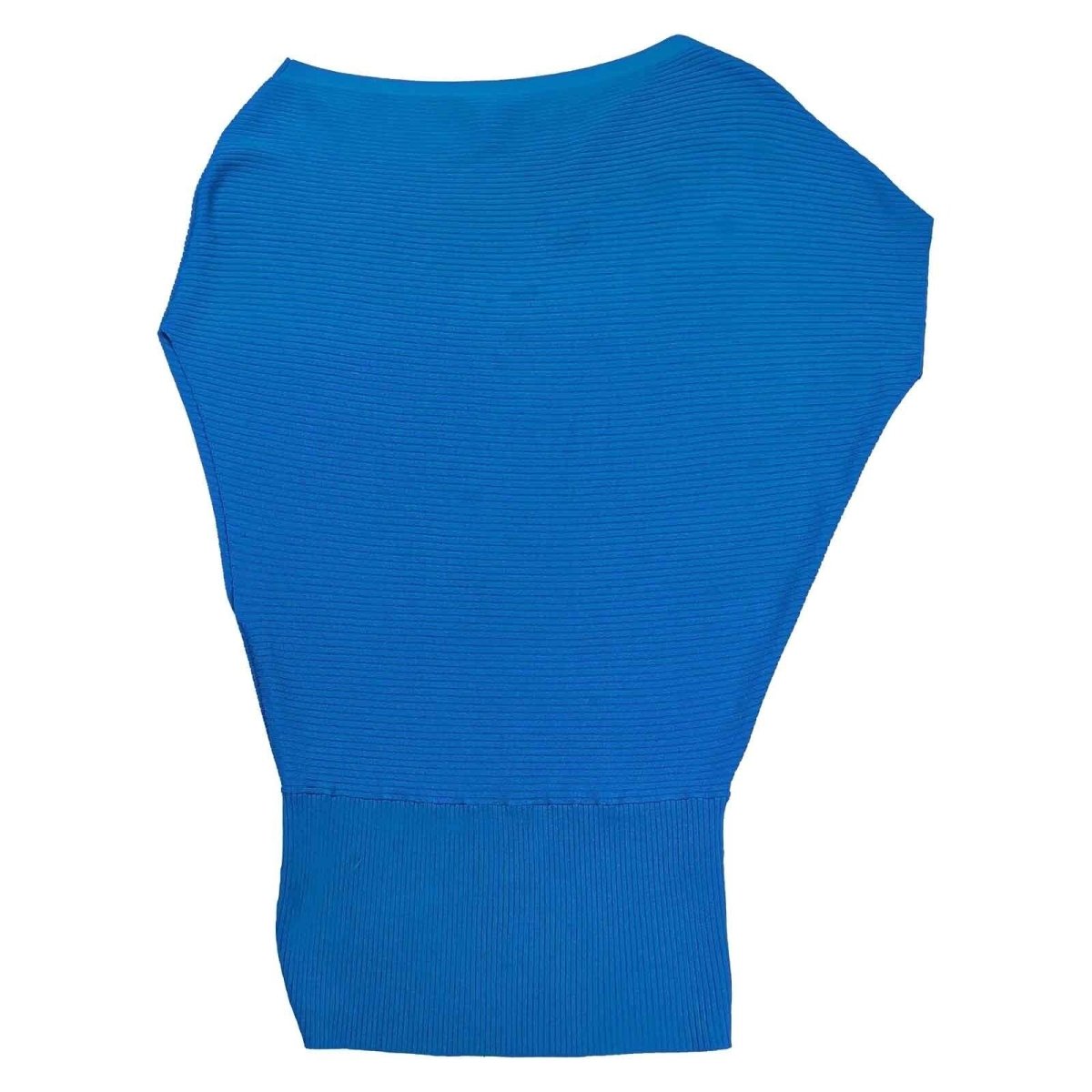 Reiss Meryl Cobalt Blue Asymmetric Knitted Top – L – Top product photo 1 | RewearableUK