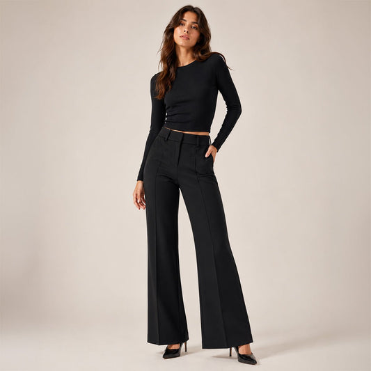 Reiss Petite Women's Tailored Trousers Black 4 P by Reiss – trousers | RewearableUK