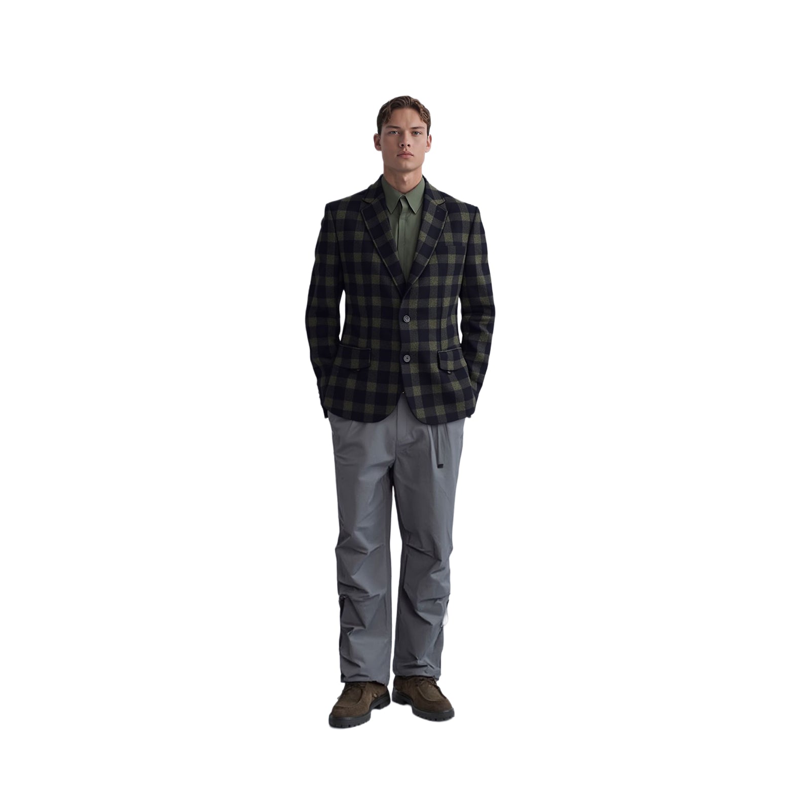 Reiss REISS RÆBURN Wool Blend Blazer – Size 42 – Checked Multicolour – Smart Casual Me GIACCA RewearableUK