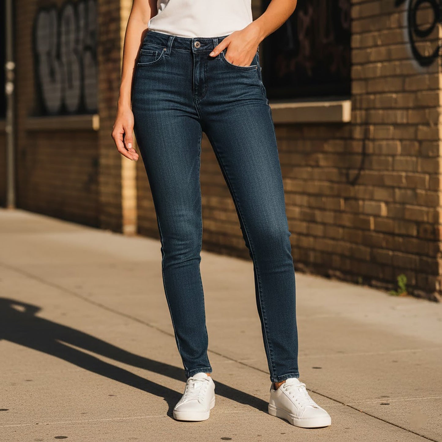 Reiss Skinny Jeans Dark Blue Indigo Stretch | Women's Size 29 by Reiss – JEANS | RewearableUK