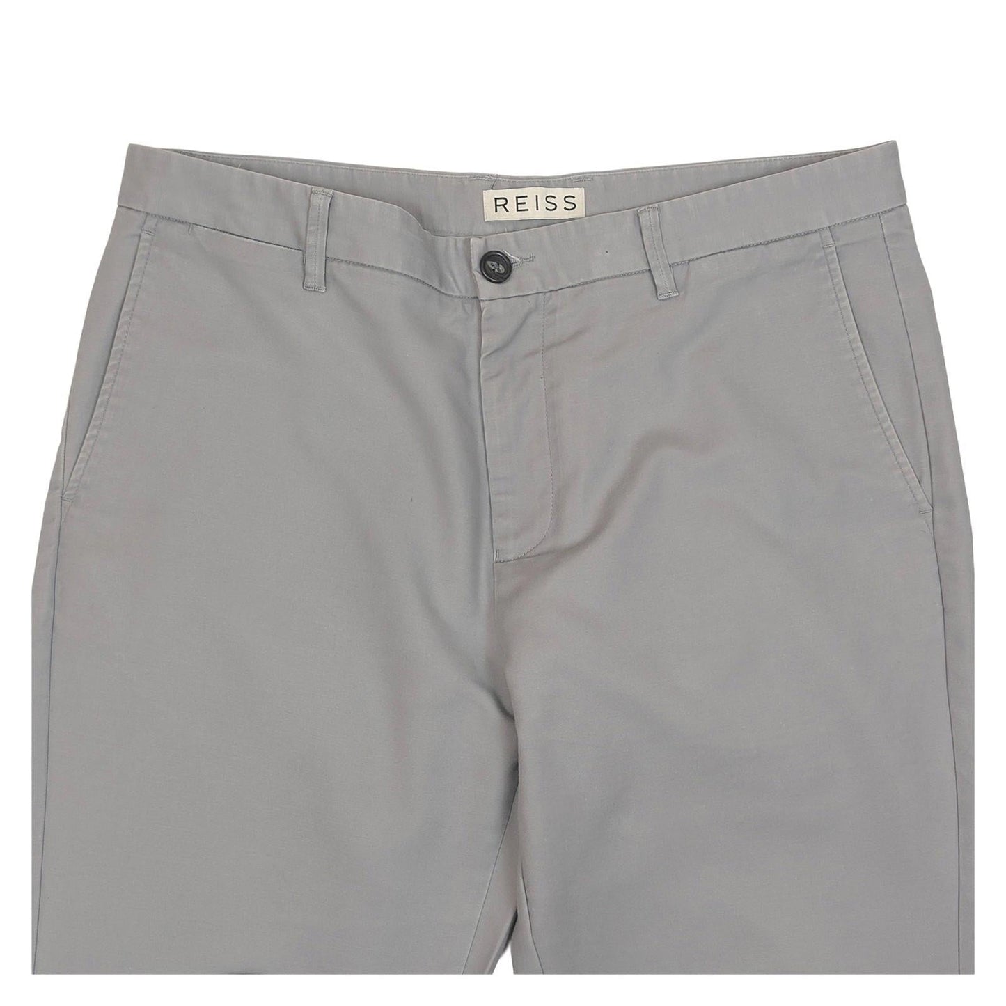 Reiss Tonto Grey Chino Trousers Men's W34 Smart Casual Slim Modern Fit Pants by Reiss – | RewearableUK