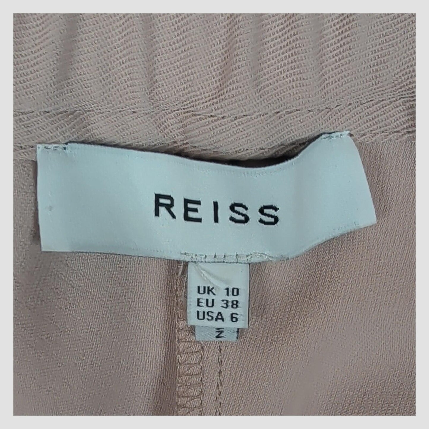 Reiss Womens Blush Pink Relaxed Drawstring Trousers UK 10 EU 38 by Reiss – casual | RewearableUK