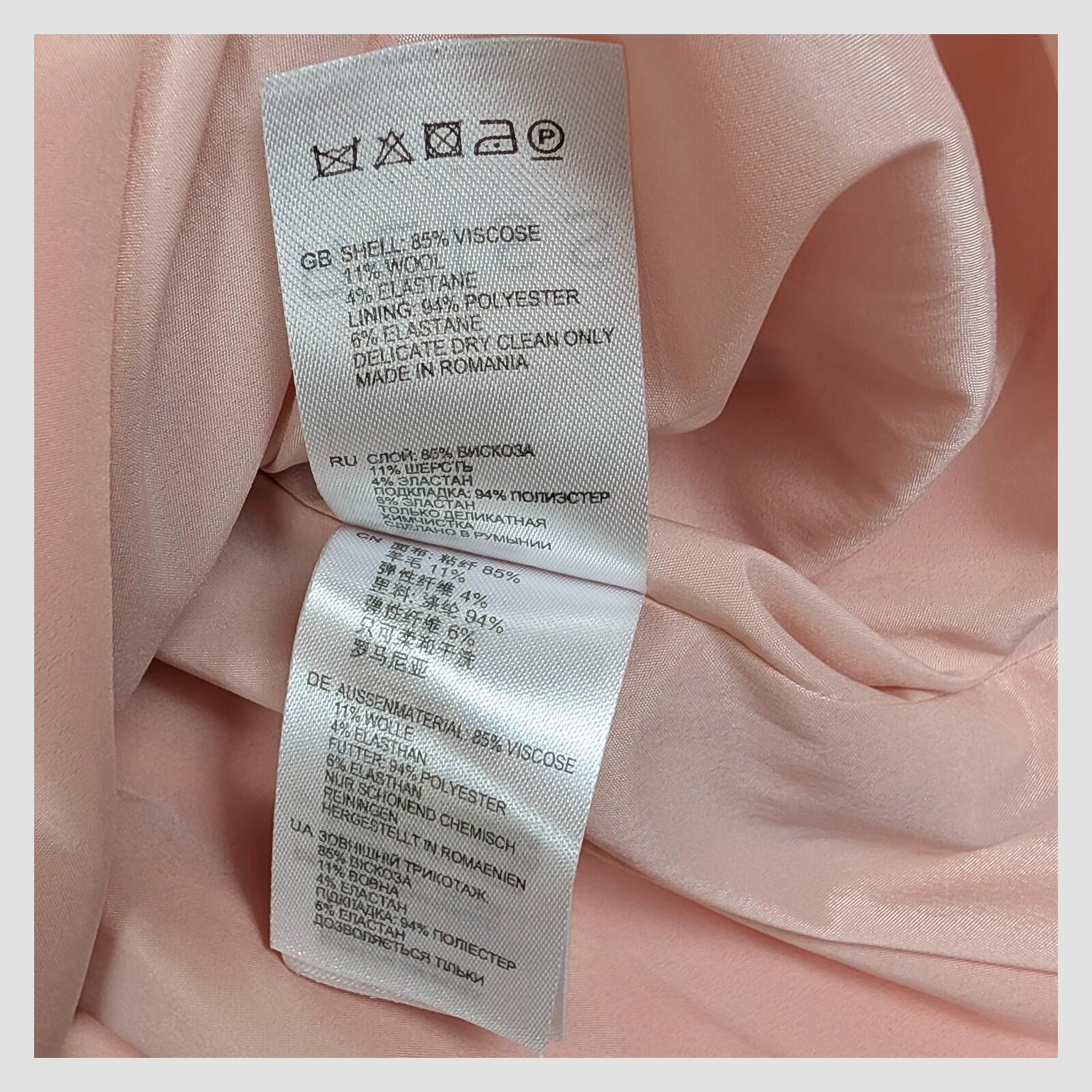 Reiss Womens Peach Pink Tailored Pleated Occasion Dress UK 6 by Reiss – | RewearableUK