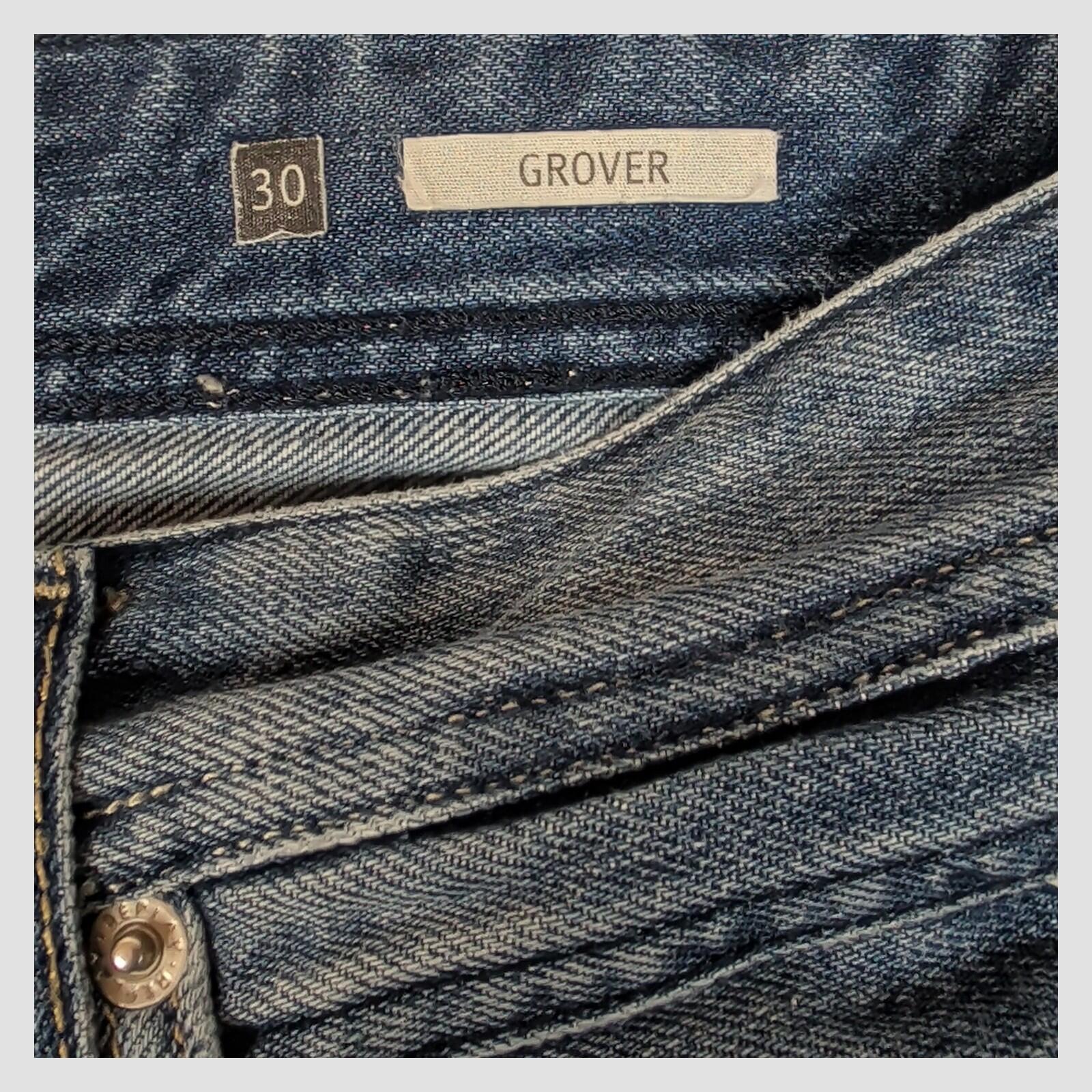 replay grover mens medium blue straight fit premium denim jeans size w30 l30 by Replay – JEANS | RewearableUK