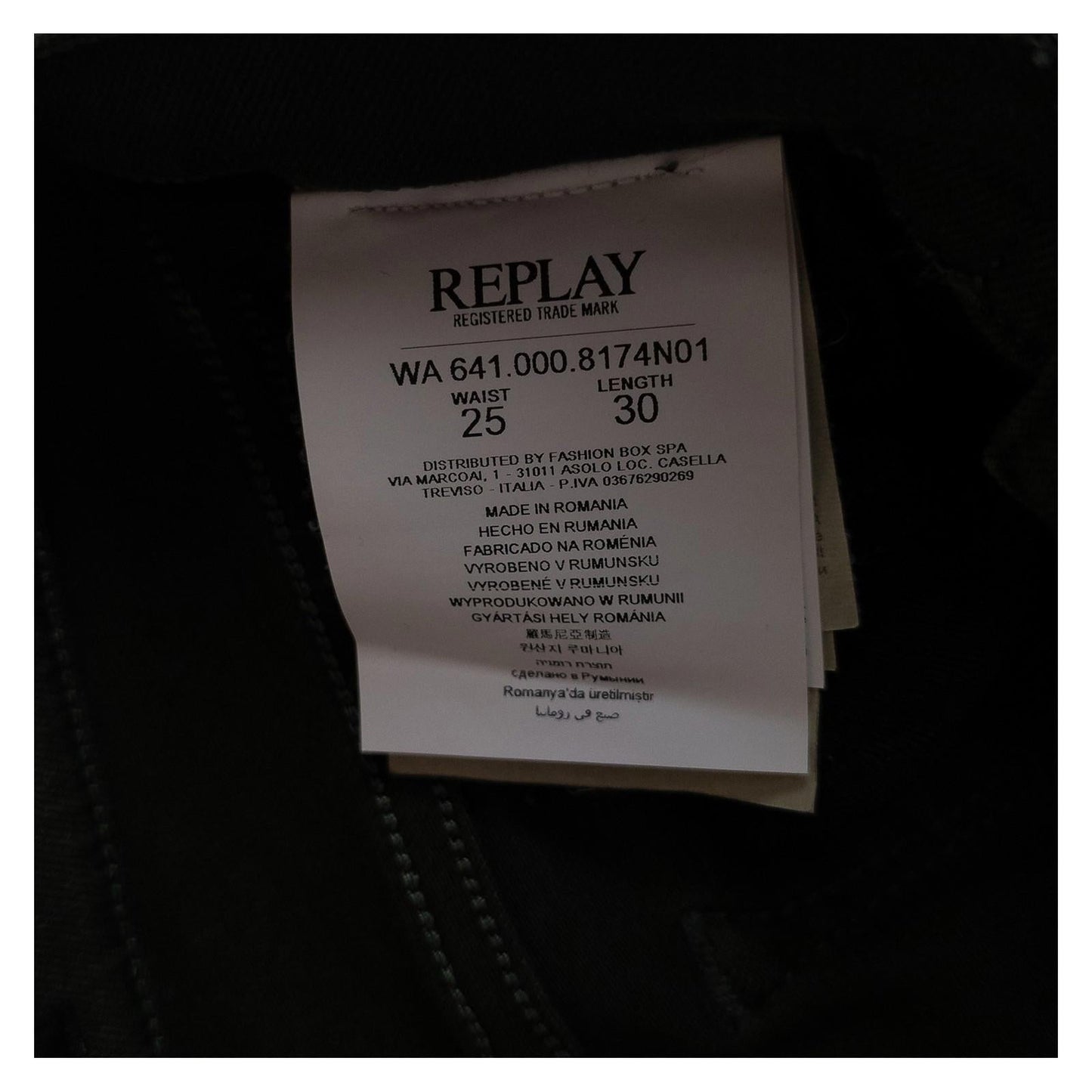 Replay Jeans Women's W25 L30 Dark Green Skinny Fit Premium Stretch Denim Pants by Replay – | RewearableUK