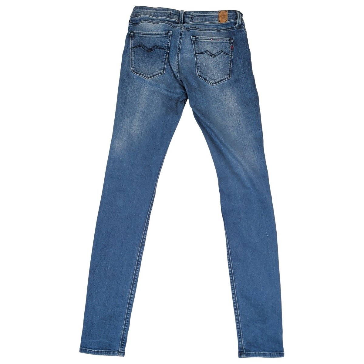 Replay New Luz Women's Blue Slim Jeans W29 L32 Stretch Denim Zip Fly by Replay – | RewearableUK