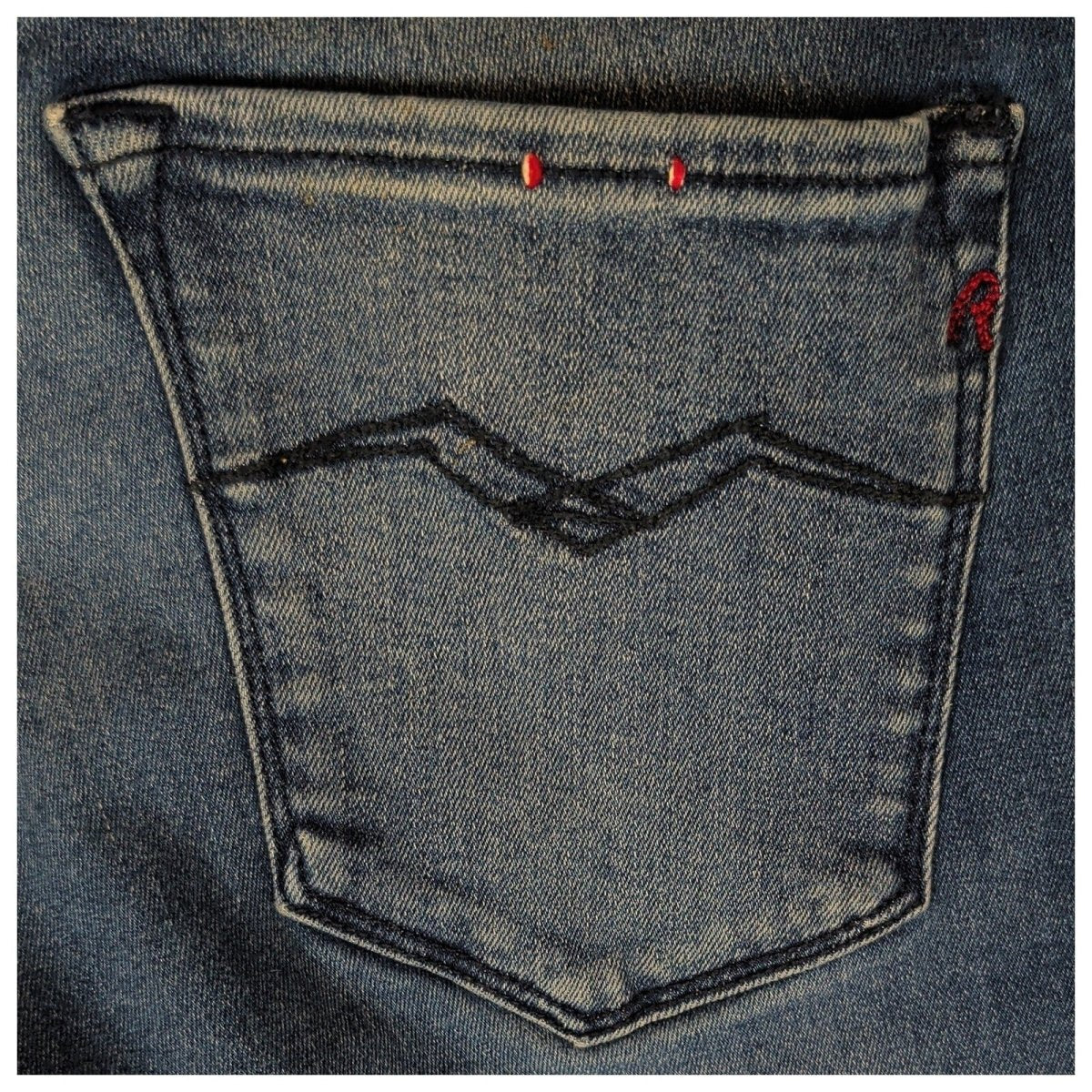Replay New Luz Women's Blue Slim Jeans W29 L32 Stretch Denim Zip Fly by Replay – | RewearableUK