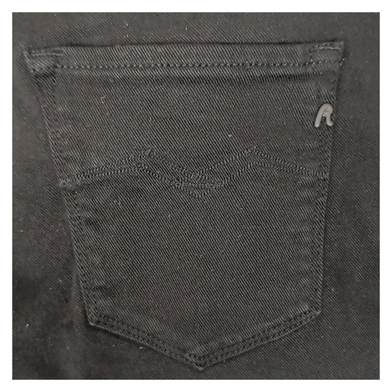 replay new luz womens size w29 black low rise skinny fit stretch denim jeans by Replay – | RewearableUK
