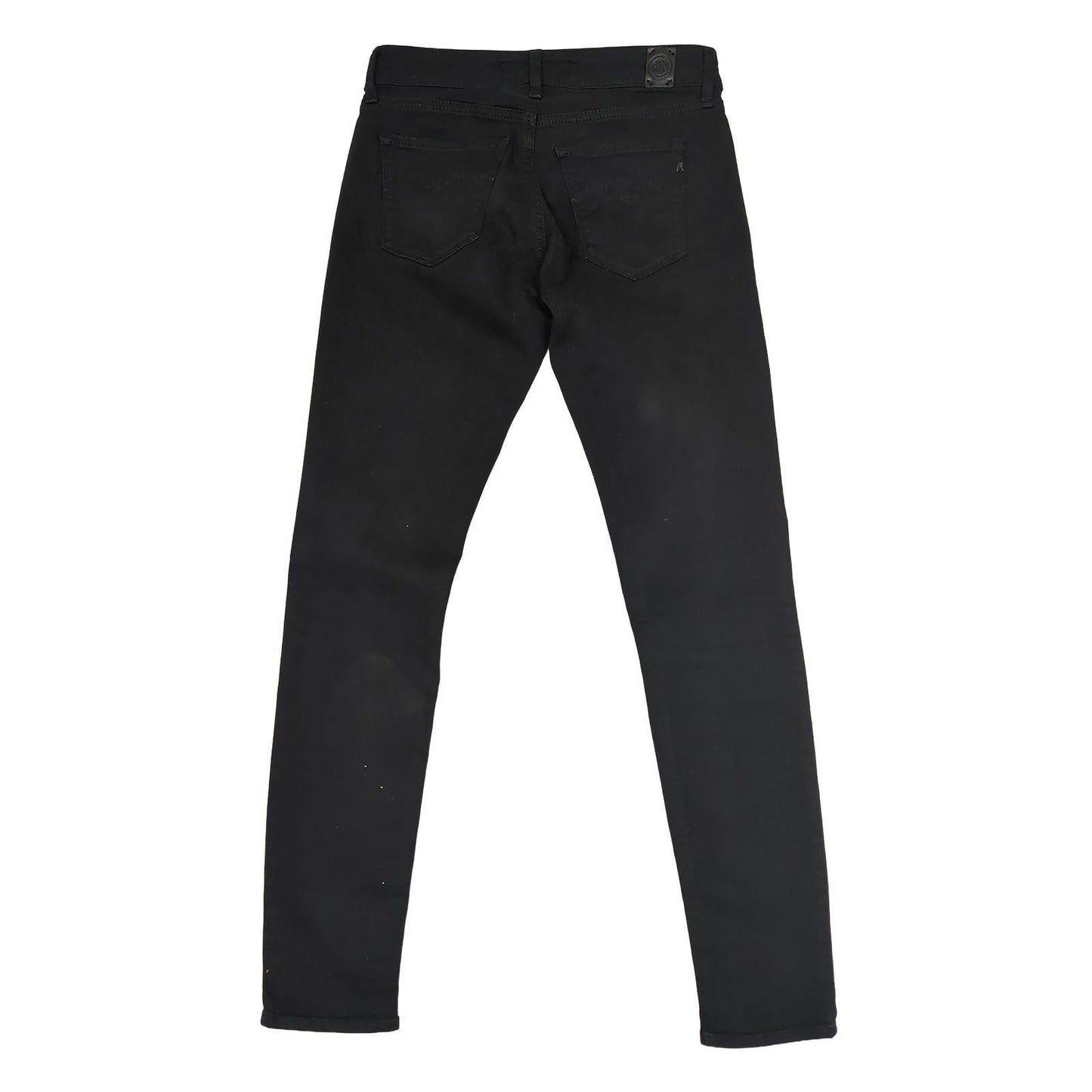replay new luz womens size w29 black low rise skinny fit stretch denim jeans by Replay – | RewearableUK