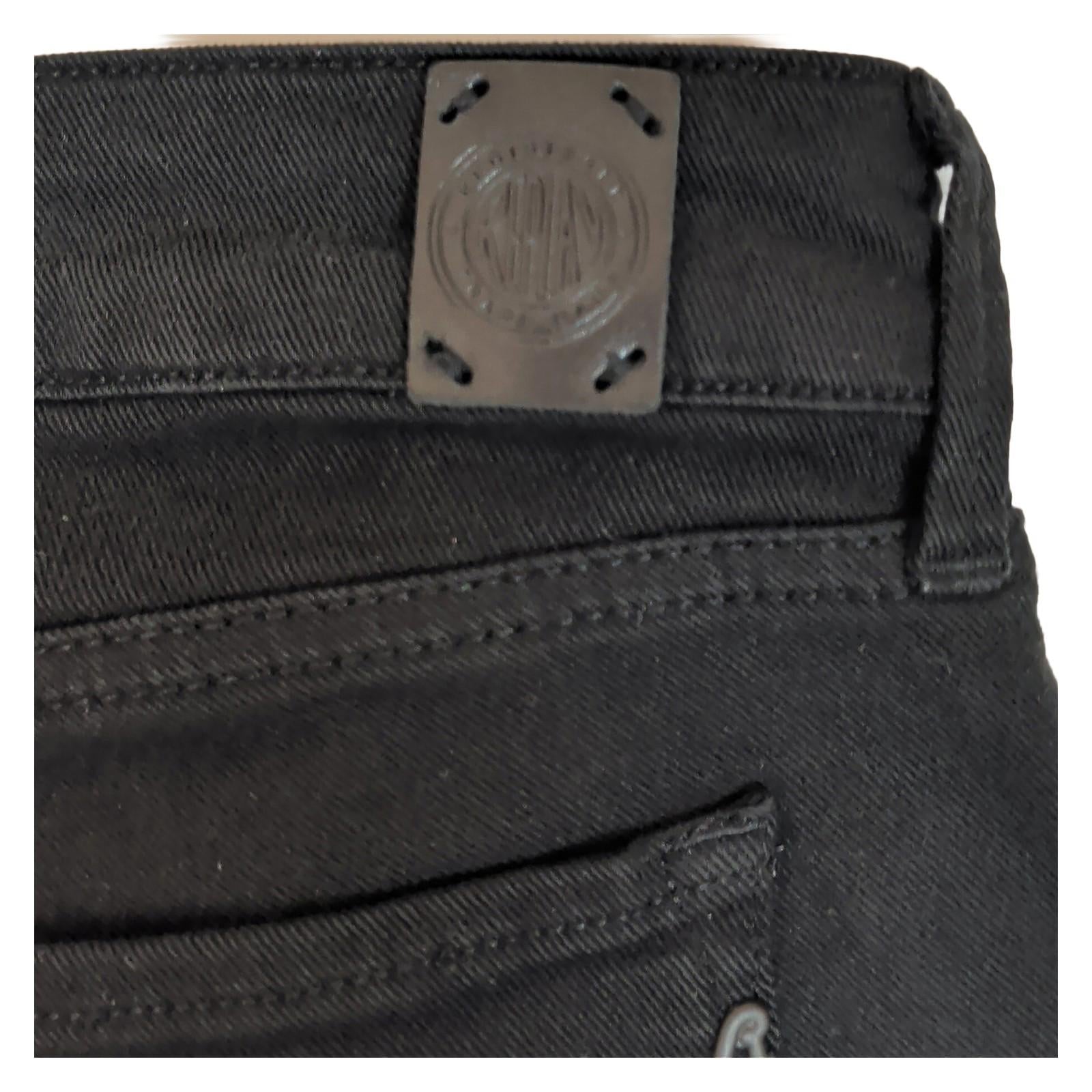 replay new luz womens size w29 black low rise skinny fit stretch denim jeans by Replay – | RewearableUK