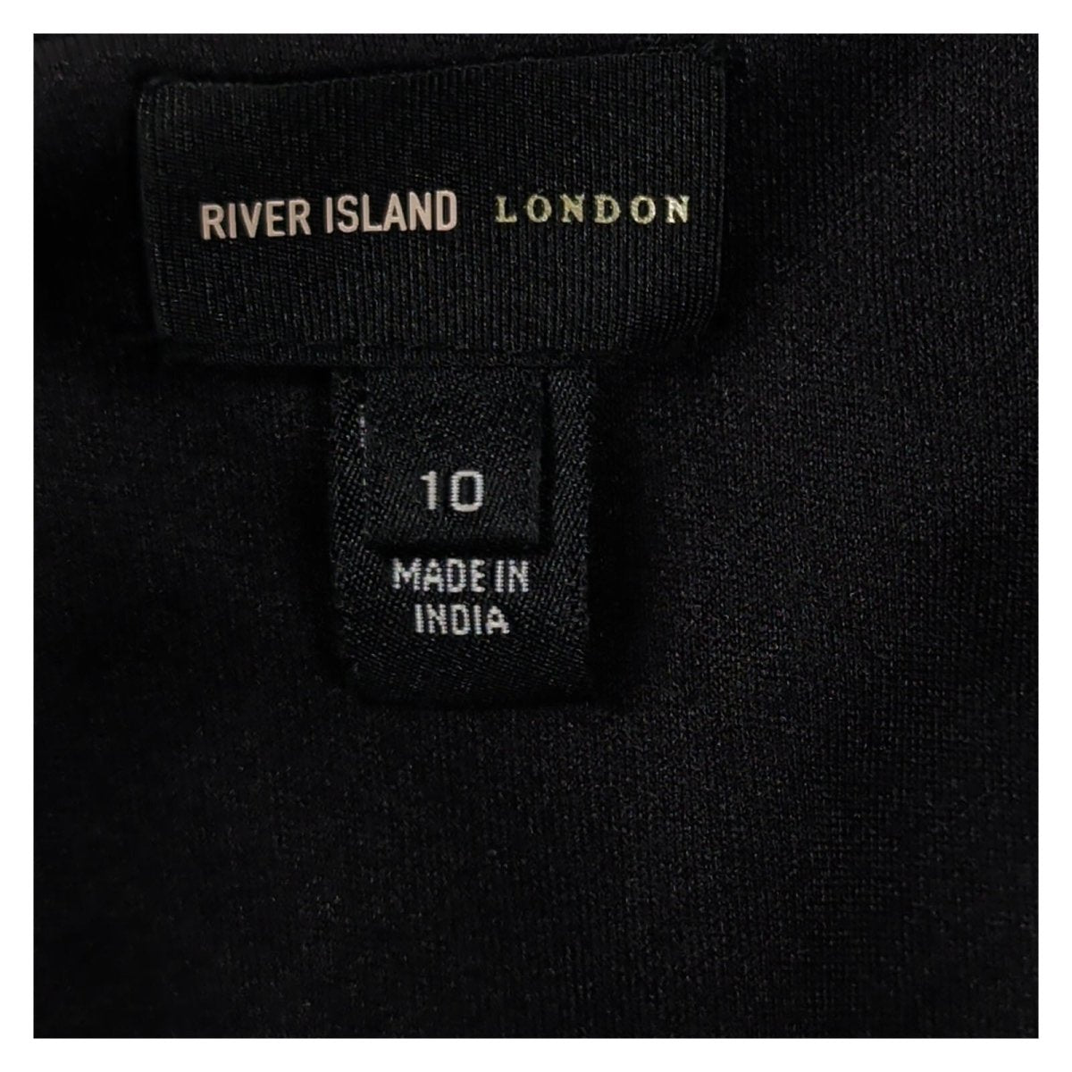 River Island Women's Sequin Bodysuit UK 10 Black – Top product photo 2 | RewearableUK