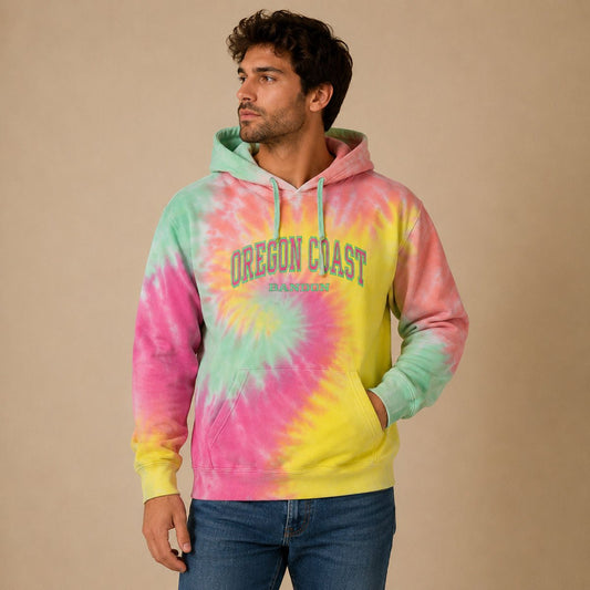 RMW Ragwear USA Oregon Coast Tie-Dye Hoodie S Pastel – Sweater & Hoodie product photo 1 | RewearableUK
