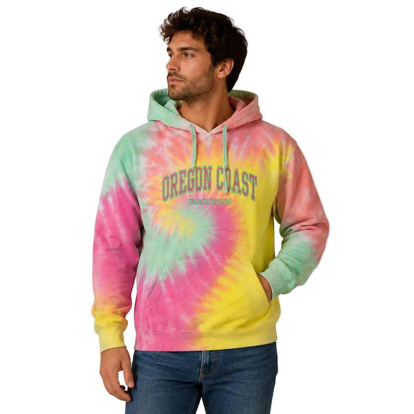 RMW Ragwear USA Oregon Coast Tie-Dye Hoodie S Pastel – Sweater & Hoodie product photo 1 | RewearableUK