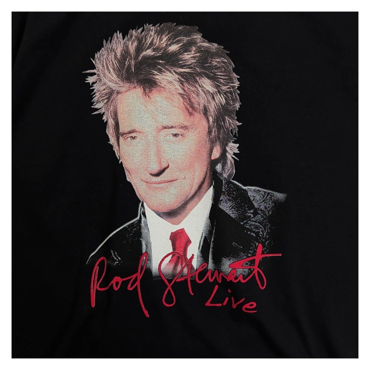 Rod Stewart In Concert 2014 Tour T-Shirt XL Black Double Sided Band Tee – product photo 3 | RewearableUK