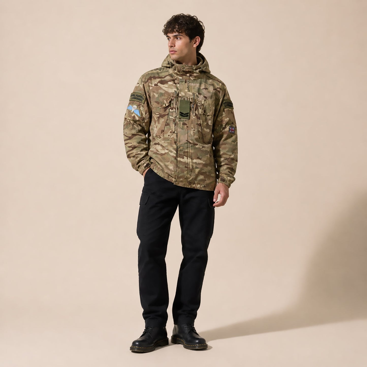 Royal Marines Commando MTP Camo Jacket Hooded Military Smock by RewearableUK – MILITARY | RewearableUK