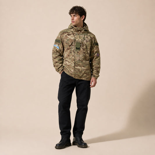 Royal Marines Commando MTP Camo Jacket Hooded Military Smock by RewearableUK – MILITARY | RewearableUK