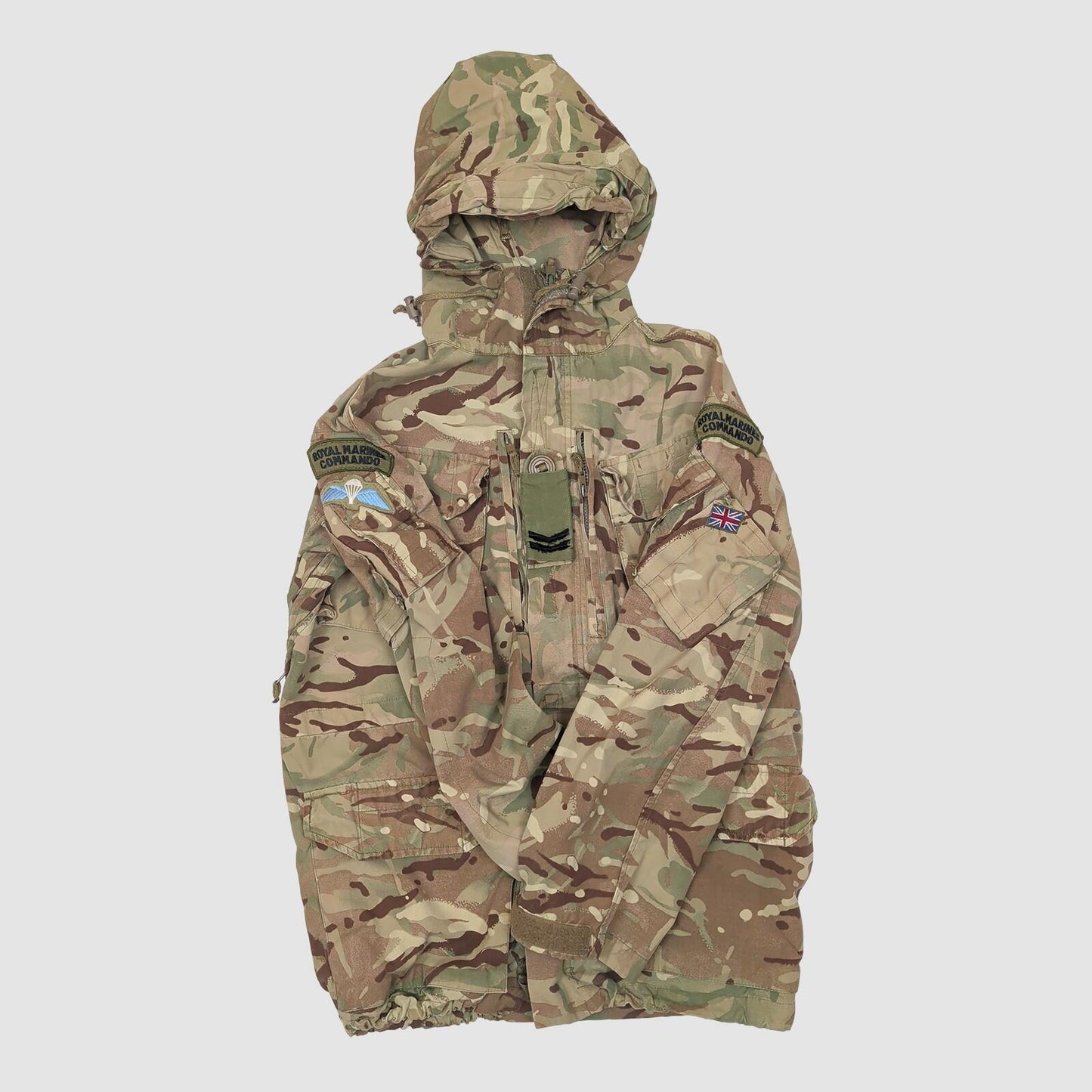 Royal Marines Commando MTP Camo Jacket Hooded Military Smock by RewearableUK – MILITARY | RewearableUK