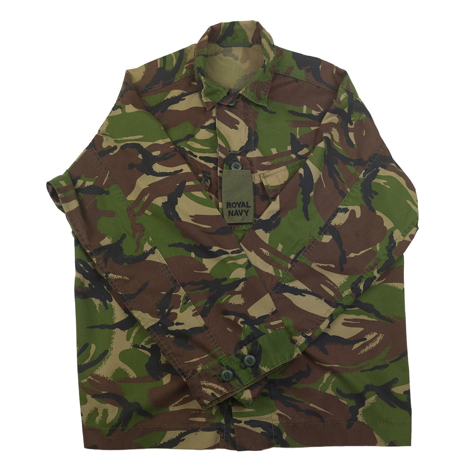 Royal Navy DPM Camo Field Jacket | Genuine British Surplus | Men's Medium 170/96 by RewearableUK – | RewearableUK