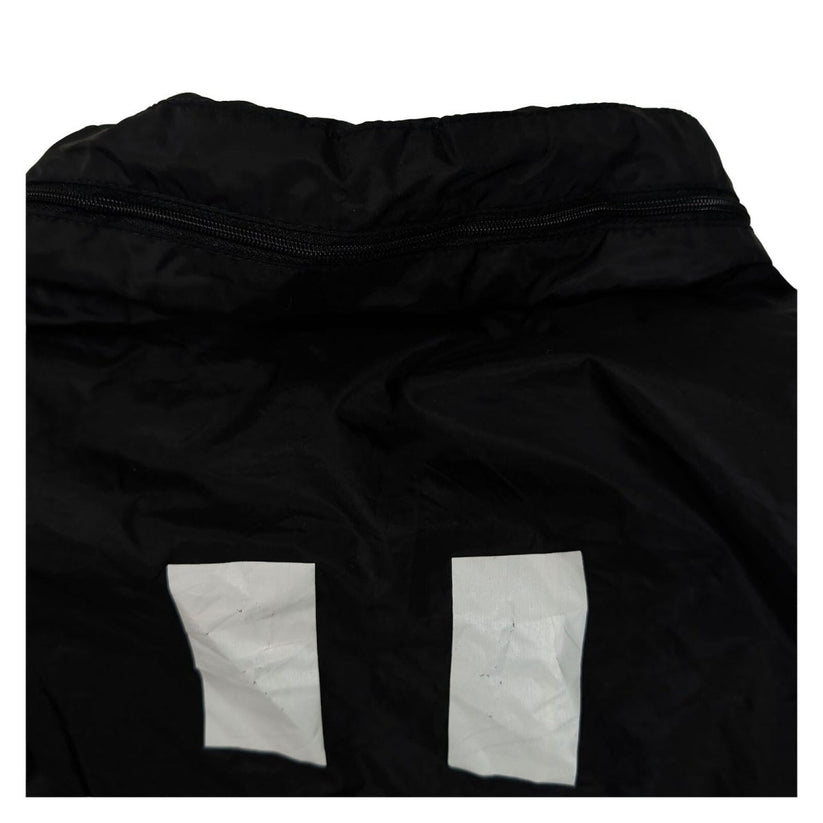 Sirocco Black Nylon Lightweight Windbreaker Jacket XL Zebra Print Full Zip – product photo 7 | RewearableUK