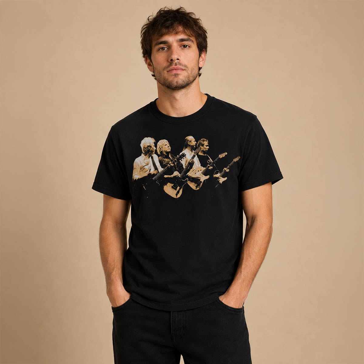Status Quo Just Doin' It Live 2006 UK Tour T-Shirt XL Black Gildan – Music T-Shirt product photo 1 | RewearableUK