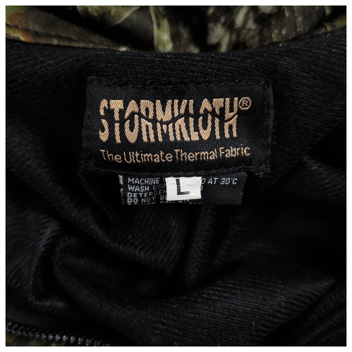 Stormkloth Realtree Camo Hooded Jacket Large Hunting Fishing – product photo 6 | RewearableUK
