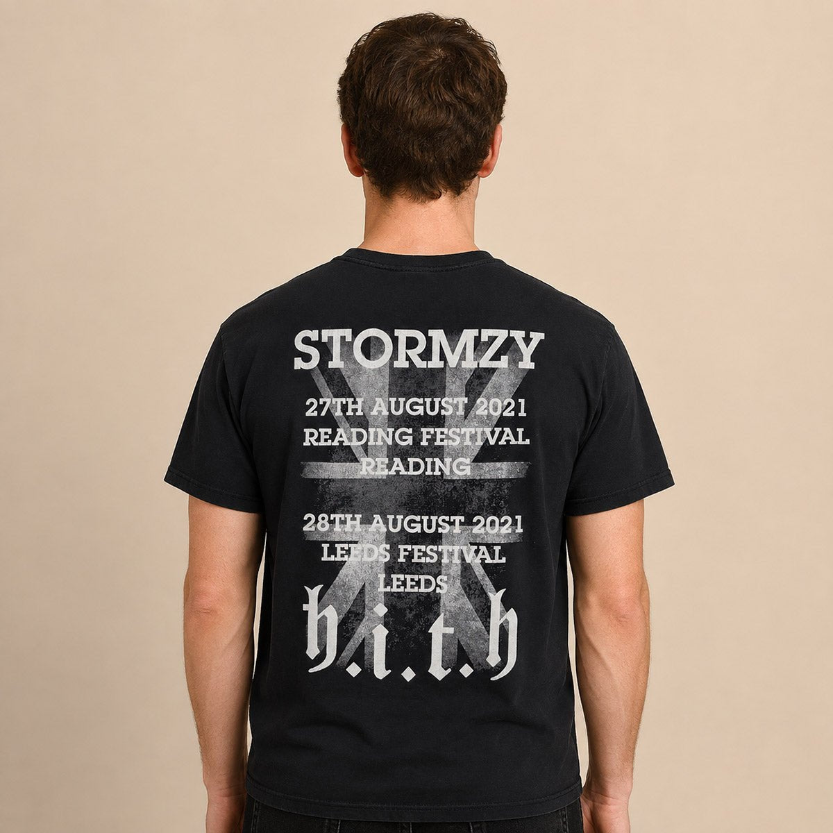 Stormzy H.I.T.H Reading Leeds 2021 T-Shirt L Black – product photo 2 | RewearableUK