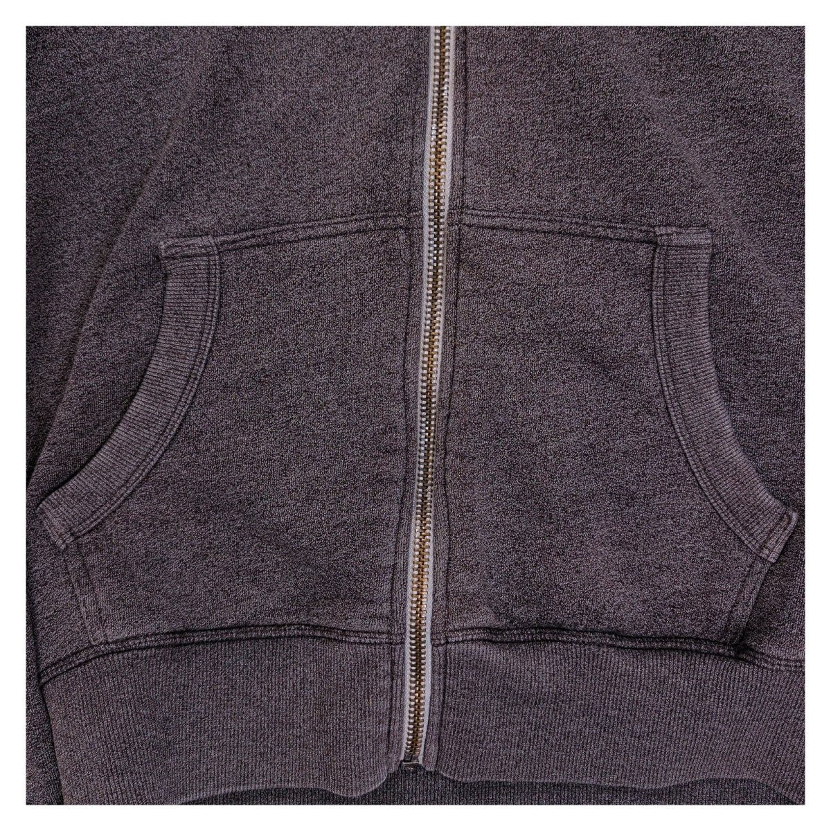Superdry Men's Hoodie Large Charcoal Grey Zip Front Cotton Blend – product photo 4 | RewearableUK
