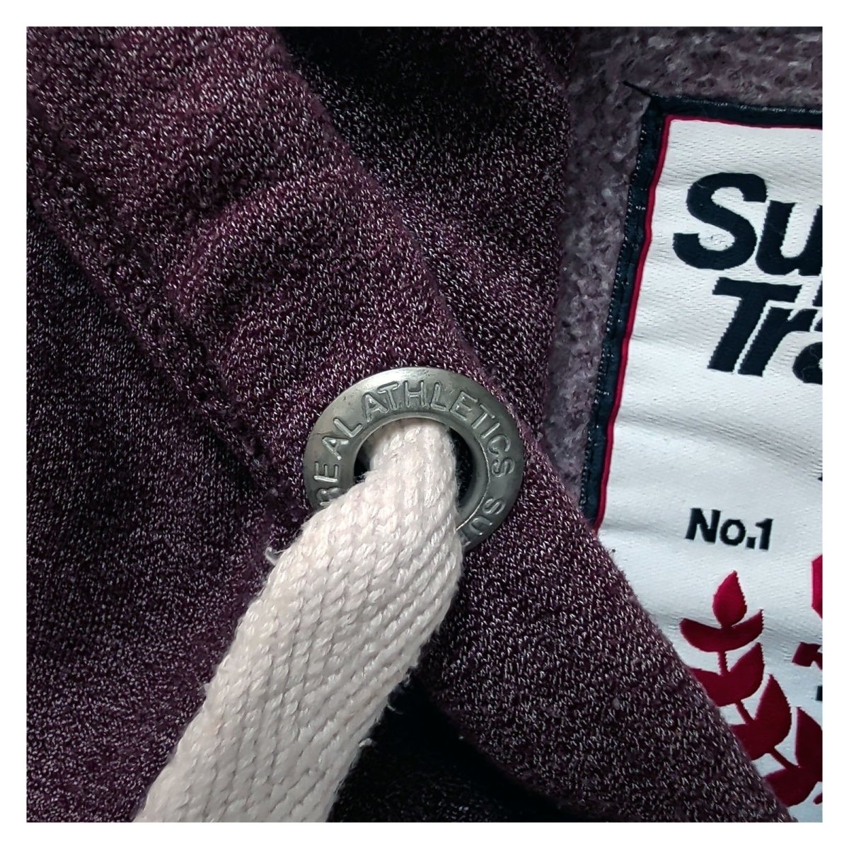 Superdry Men's Hoodie M Purple Graphic Print – product photo 5 | RewearableUK