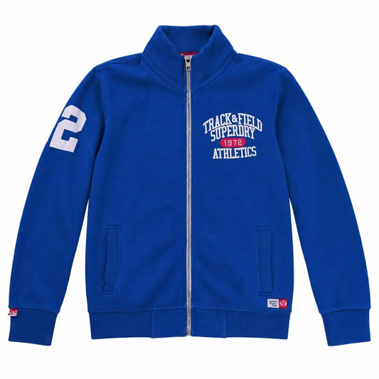 Superdry Mens Track & Field Track Top XL Royal Blue Full Zip 1972 Athletics – product photo 1 | RewearableUK