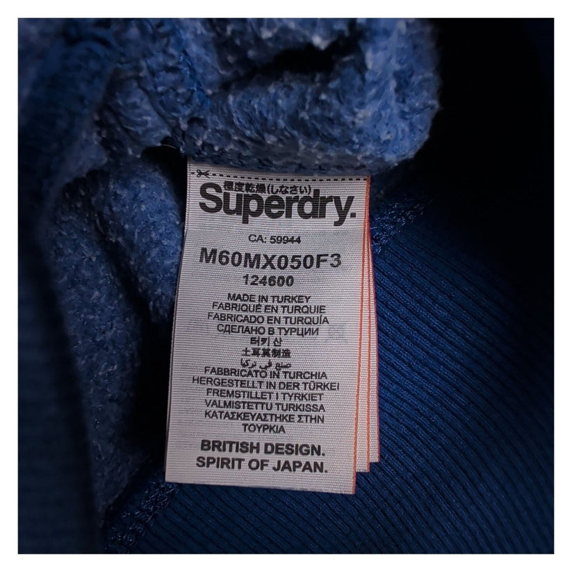 Superdry Mens Track & Field Track Top XL Royal Blue Full Zip 1972 Athletics – product photo 8 | RewearableUK