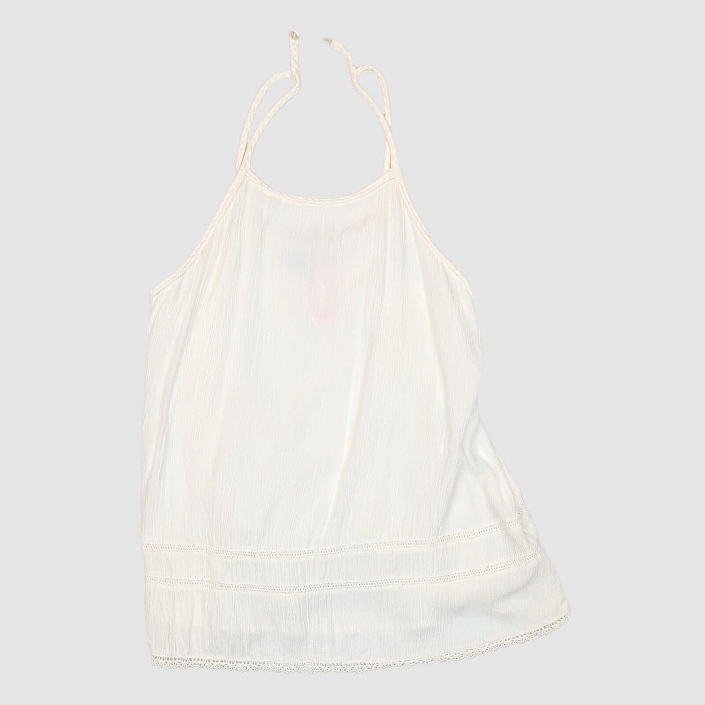 Superdry Womens White Strappy Cami Top Sleeveless Summer Blouse Size UK 10 NWT by Superdry – | RewearableUK