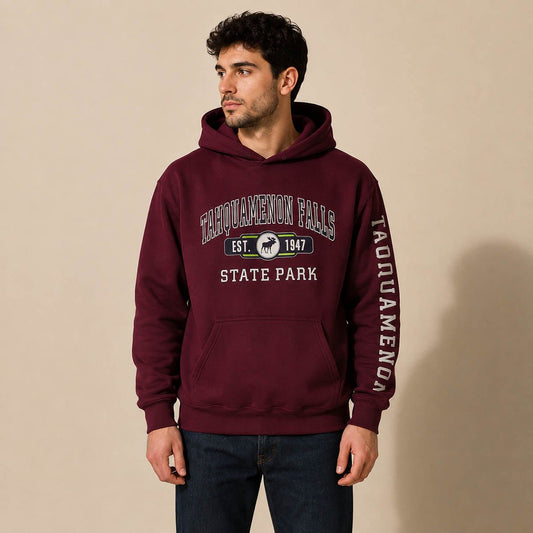 Tahquamenon Falls State Park Gildan Hoodie XL Burgundy – Sweater & Hoodie product photo 1 | RewearableUK