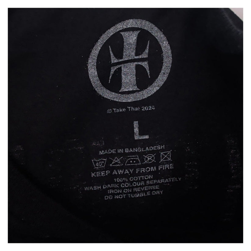 Take That This Life Tour 2024 Black T Shirt Size L UK EU Concert Band Graphic – product photo 6 | RewearableUK