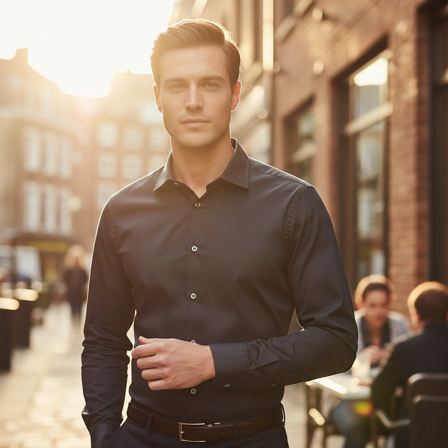 Ted Baker Archive Formal Shirt Black French Cuff | Men's 16.5 (Large) by Ted Baker – shirt | RewearableUK
