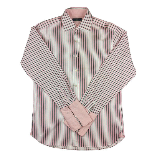 Ted Baker Archive Formal Shirt Size 15.5 Men’s Pink Black Striped Long Sleeve by Ted Baker – shirt | RewearableUK