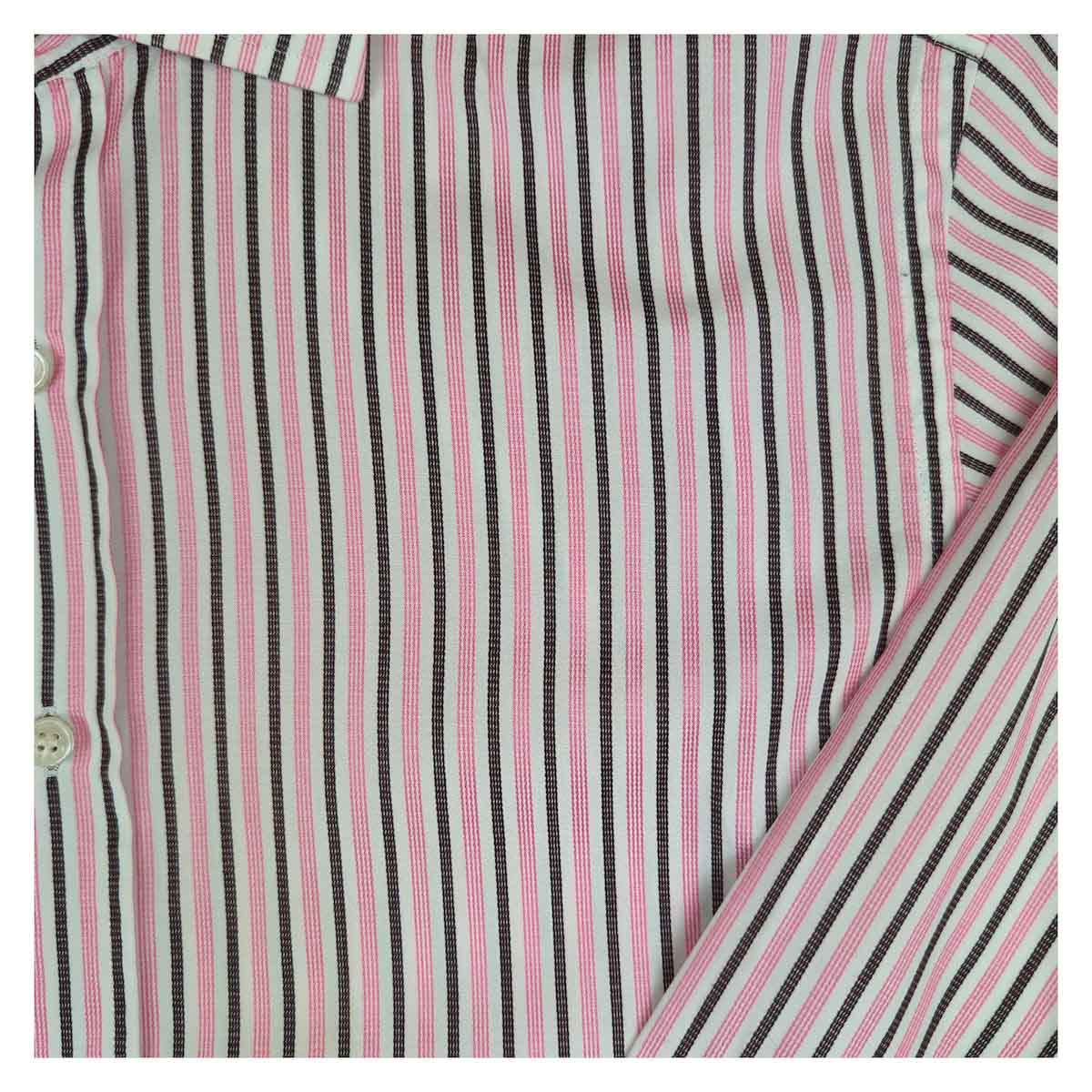 Ted Baker Archive Formal Shirt Size 15.5 Men’s Pink Black Striped Long Sleeve by Ted Baker – shirt | RewearableUK