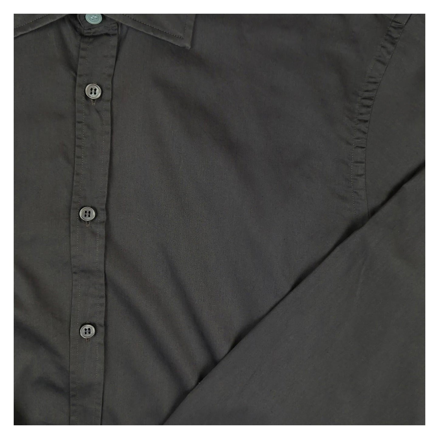 Ted Baker Ted Baker Archive Mens Black Formal Shirt 16.5 French Cuff Dress Shirt shirt RewearableUK