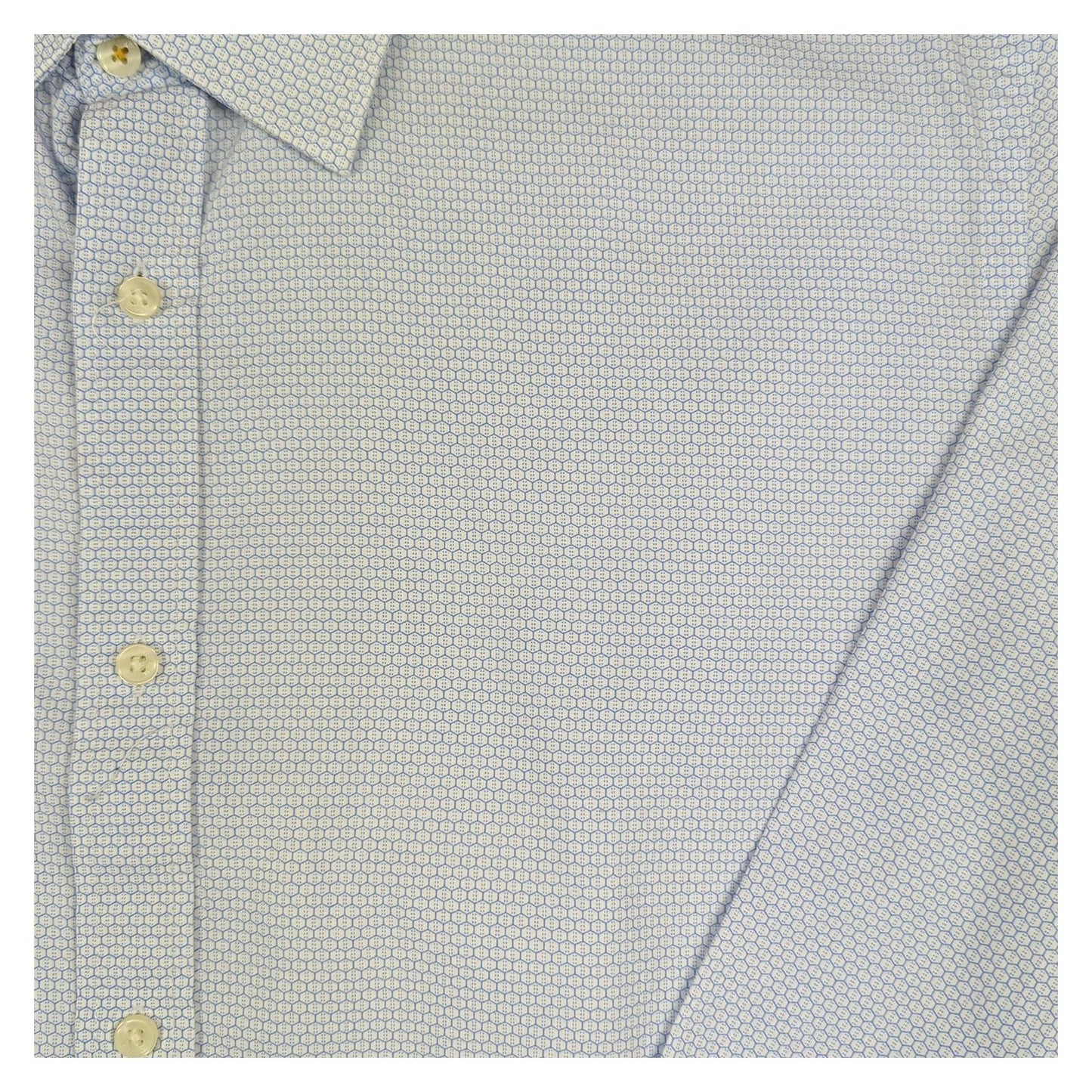 Ted Baker Ted Baker Blue Men's Shirt Size 16 Slim Fit Long Sleeve Smart Casual shirt RewearableUK