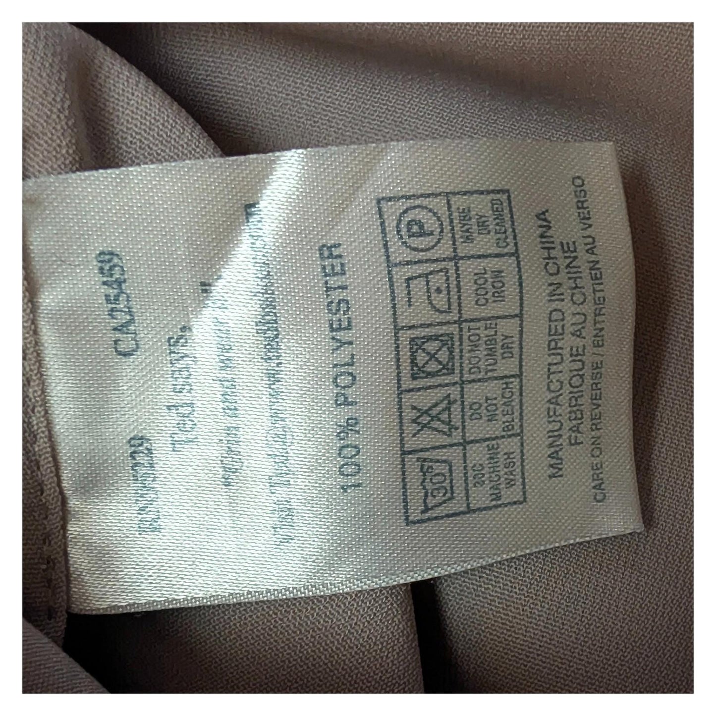 Ted Baker Capra Butterfly Print Top Size 2 UK 10 Nude Pink Flutter Sleeve Blouse by Ted Baker – | RewearableUK