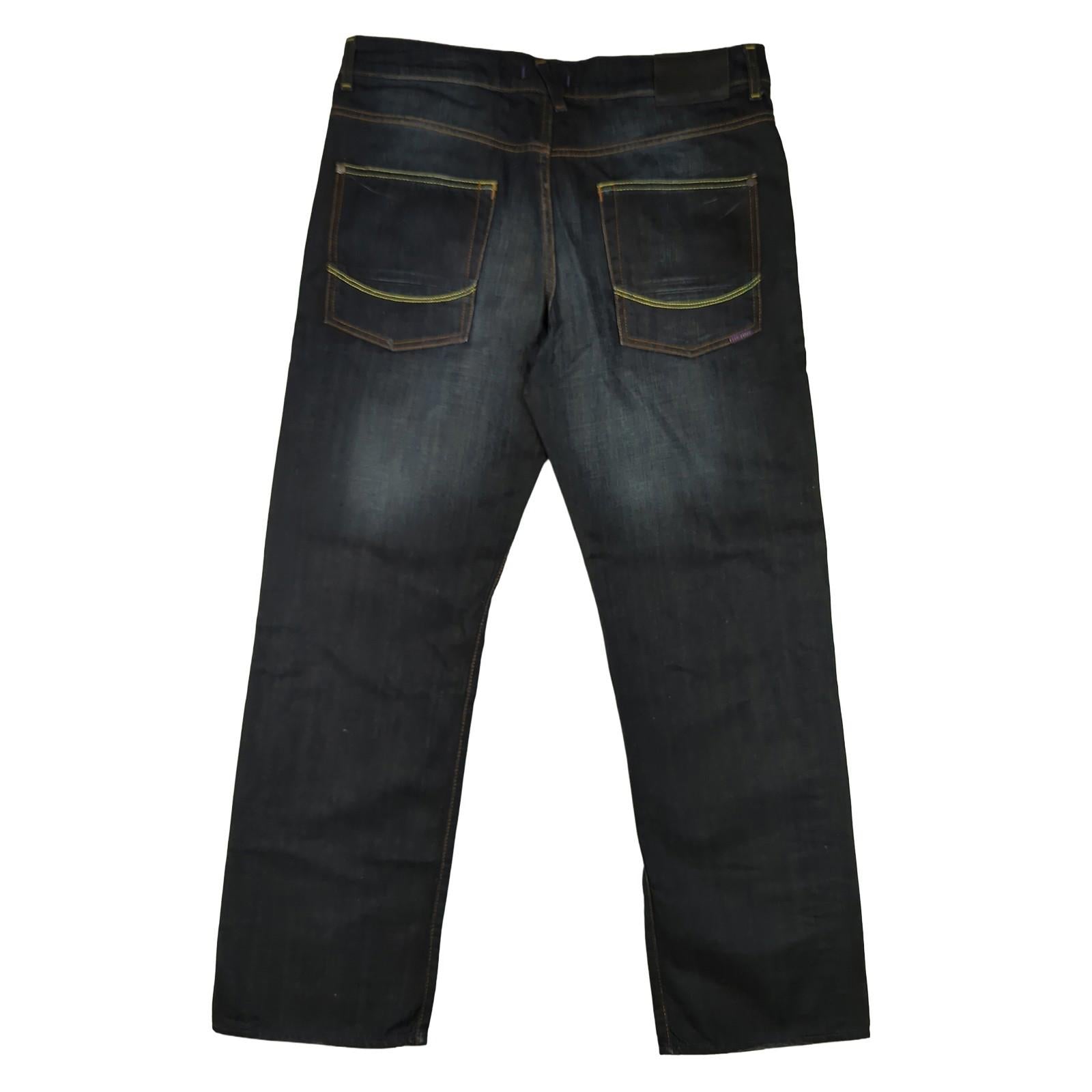 Ted Baker Ted Baker Dixie Deans Jeans Mens W36 Regular Dark Blue Denim Trousers Used JEANS RewearableUK