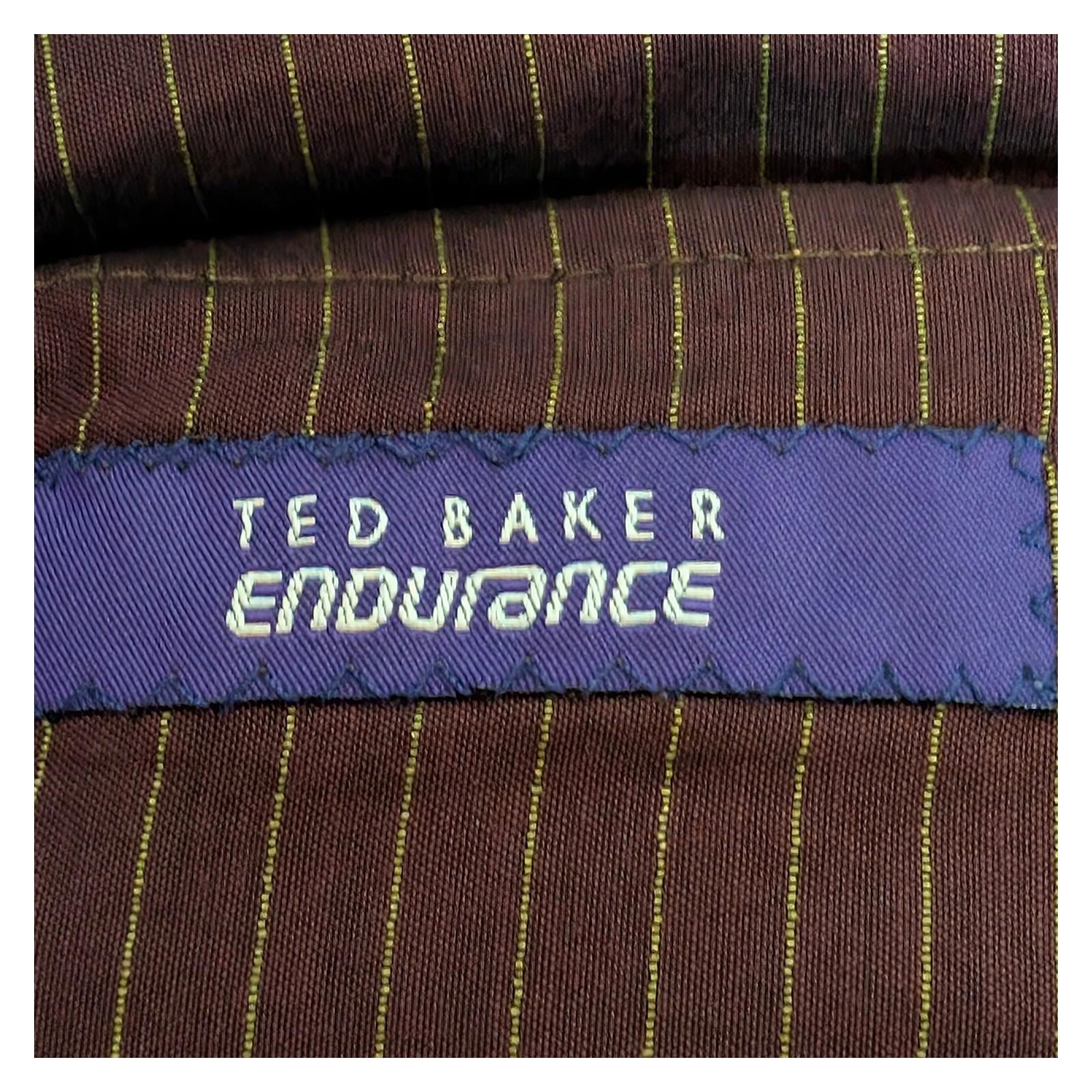 ted baker endurance mens black tailored fit suit trousers pants size w34 by Baker – | RewearableUK
