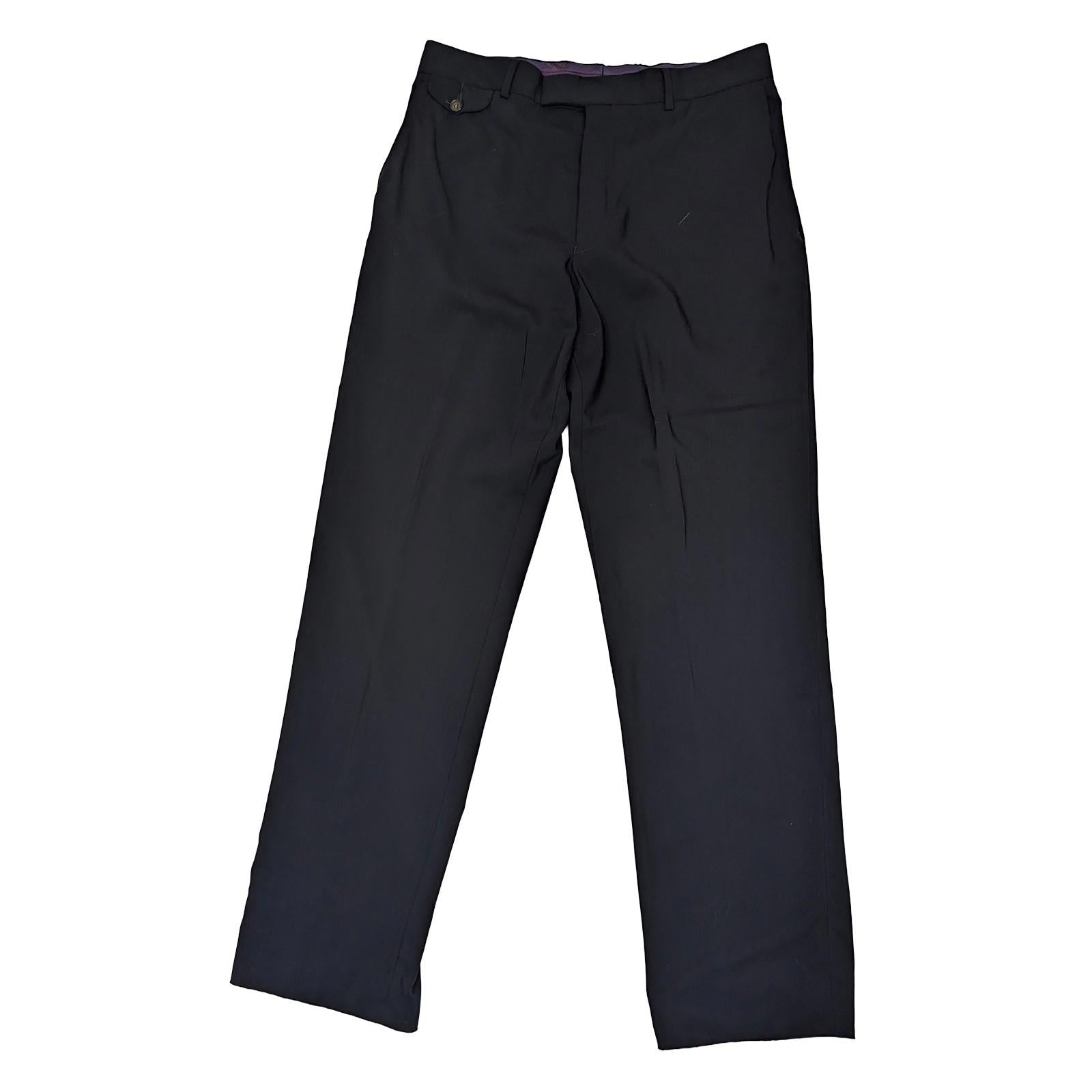 ted baker endurance mens black tailored fit suit trousers pants size w34 by Baker – | RewearableUK