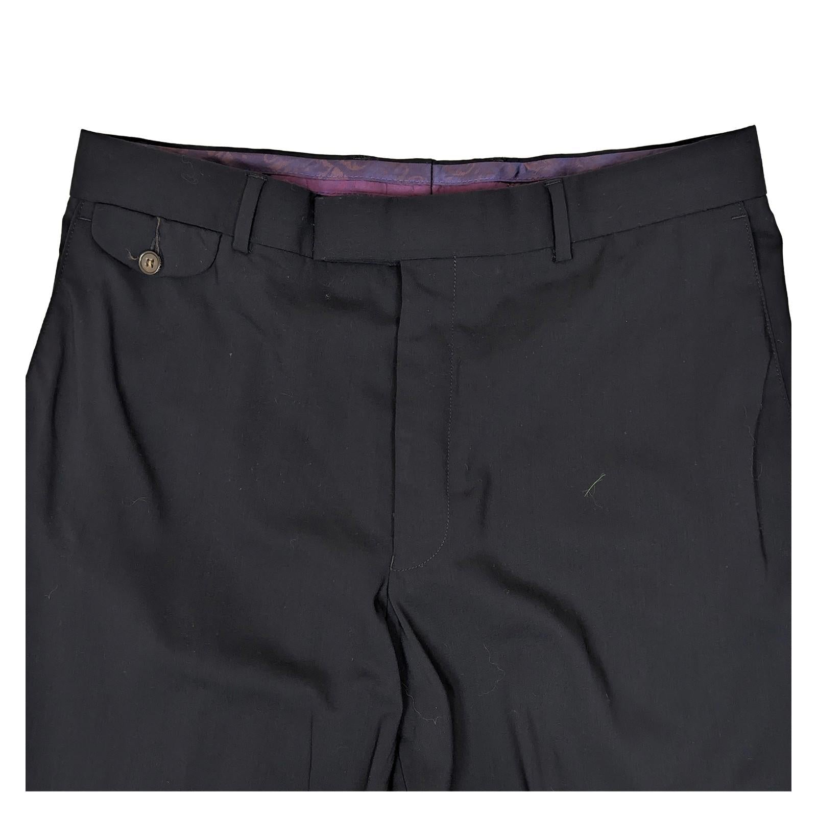 ted baker endurance mens black tailored fit suit trousers pants size w34 by Baker – | RewearableUK