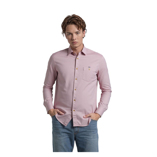 Ted Baker Ted Baker Endurance Men's Lavender Long Sleeve Cotton Shirt Size 17 L shirt RewearableUK