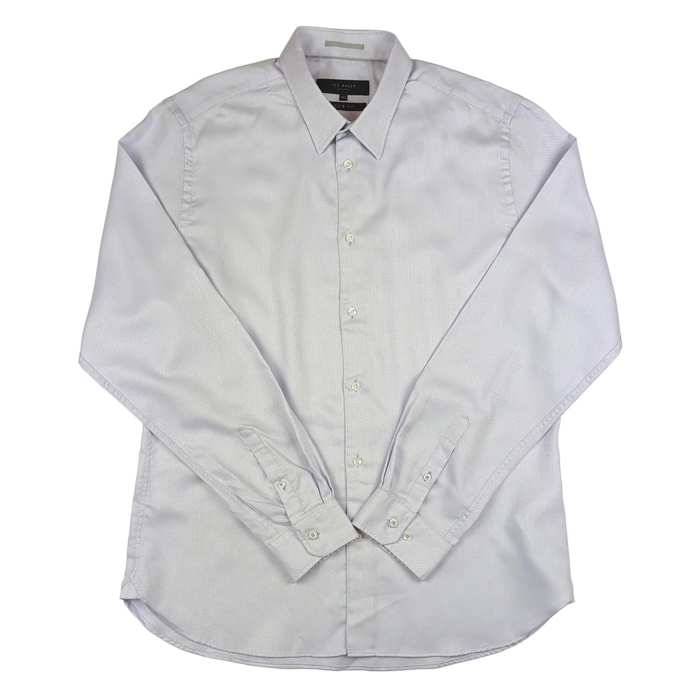Ted Baker Ted Baker Formal Shirt Purple Men’s Size 16.5 (Large) Long Sleeve shirt RewearableUK