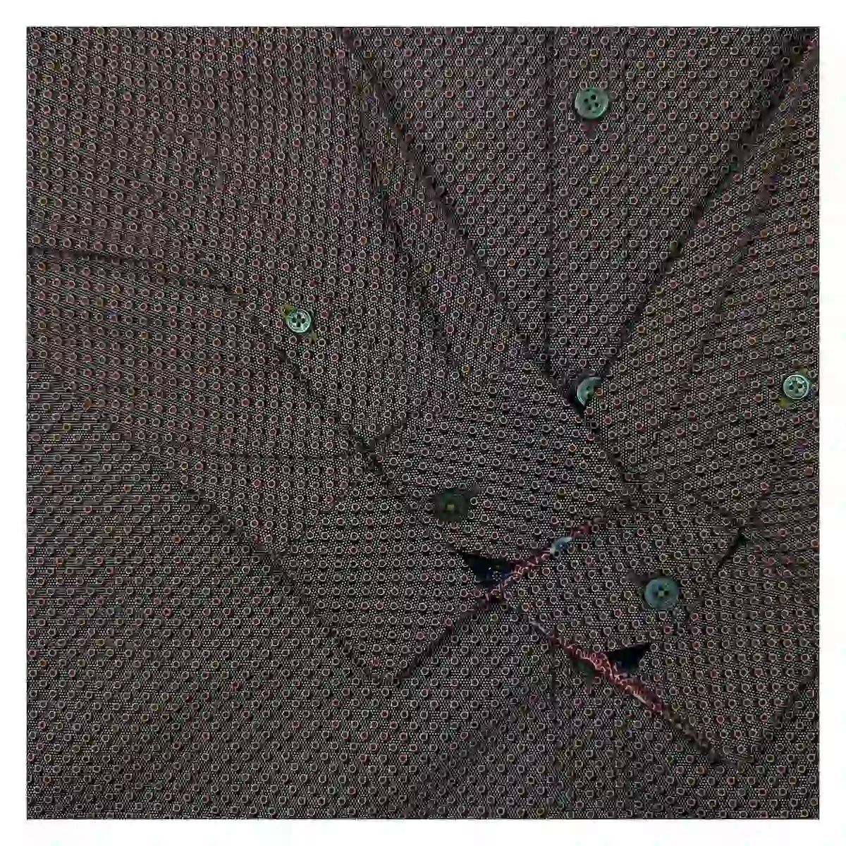 Ted Baker Geometric Print Long Sleeve Shirt Red | Men's XL (Size 5) by Ted Baker – shirt | RewearableUK