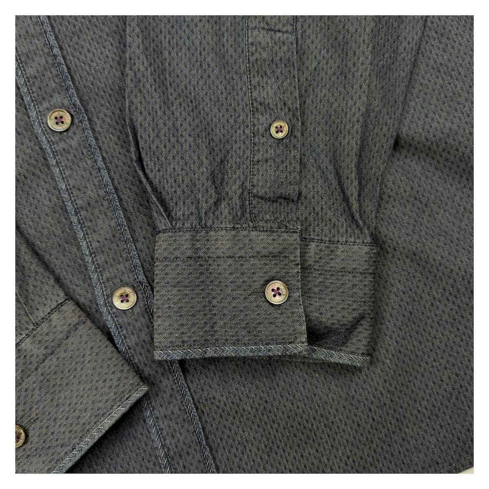 Ted Baker Geometric Print Shirt Navy Blue Size 4 (Large) Long Sleeve – Shirt product photo 5 | RewearableUK