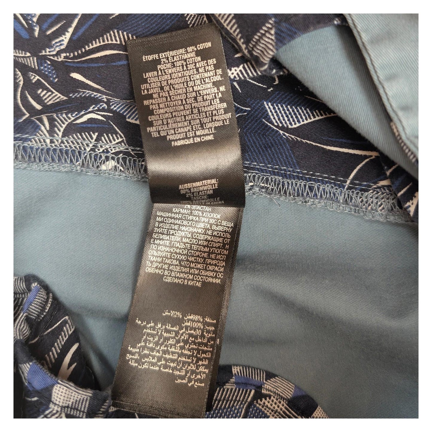 Ted Baker London Blue Chino Trousers Size 36R Men's Stretch Cotton Pants Regular by Baker – | RewearableUK